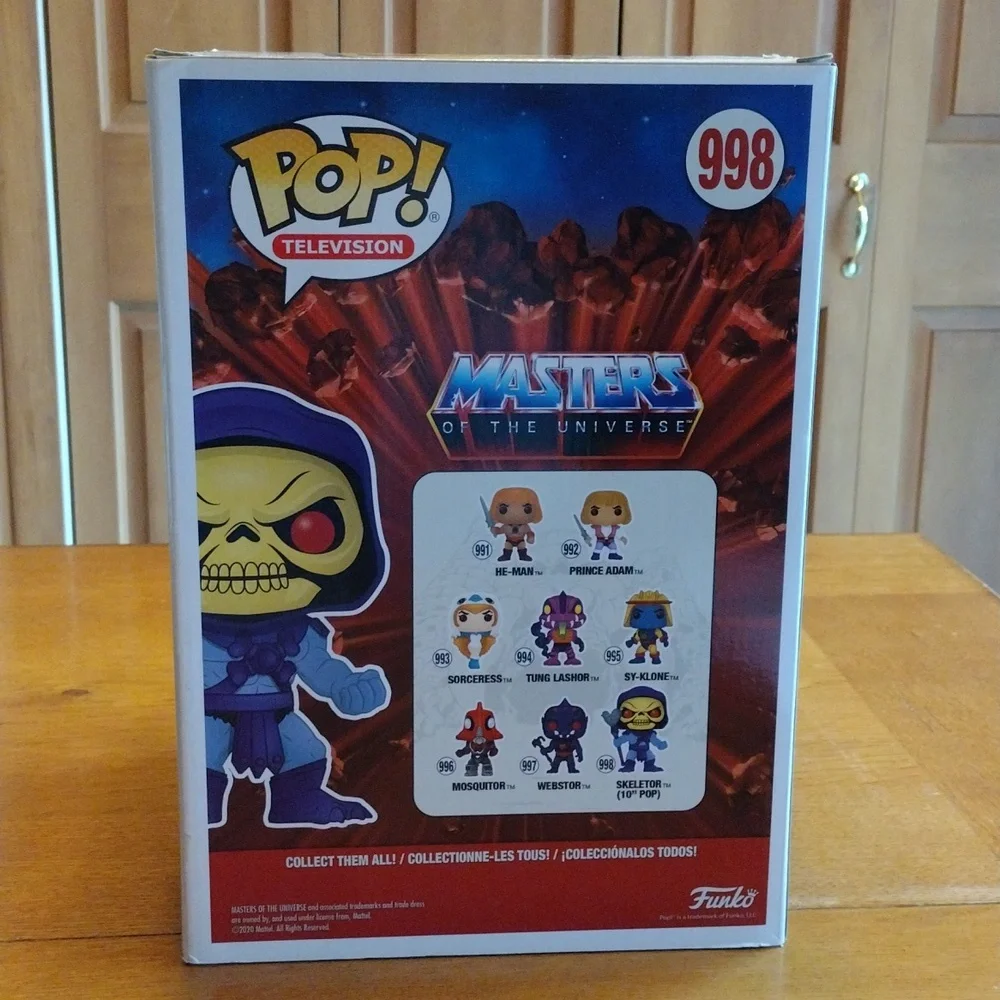 Large 10" Skeletor Funko Pop Television #998 Masters Of The Universe Figure - Picture 5 of 10
